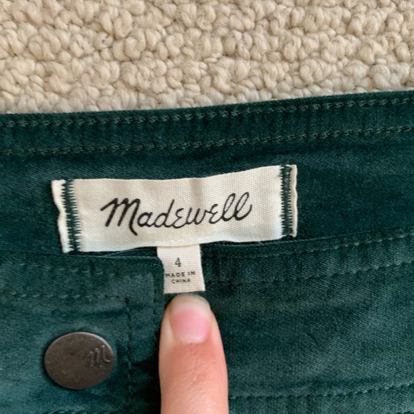 Madewell Velveteen A-Line Mini Skirt - Picture 3 of 5